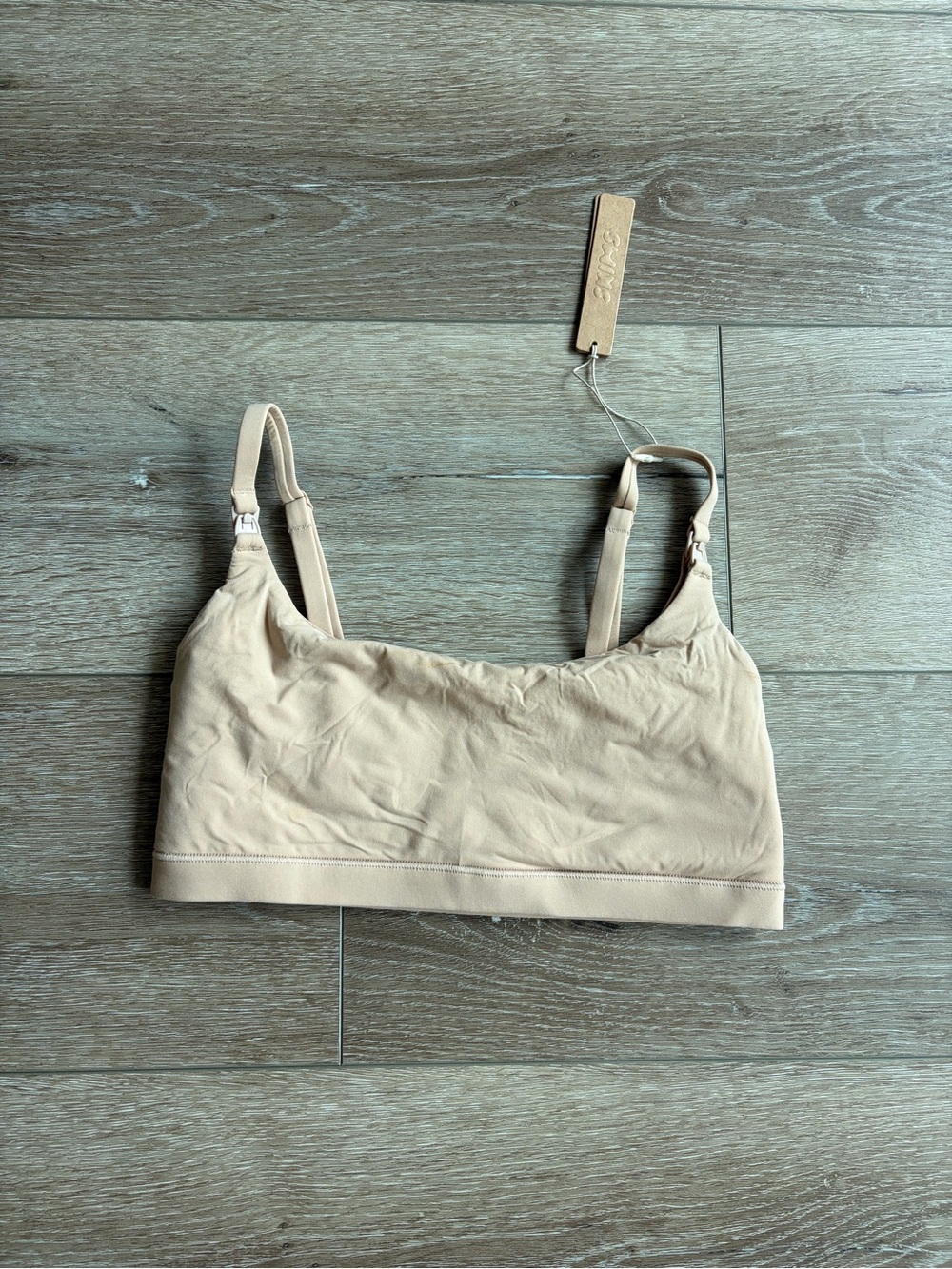 SKIMS Nude Seamless Bralette with Adjustable Straps sz. XS